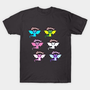 6 Cute Dragons T-Shirt